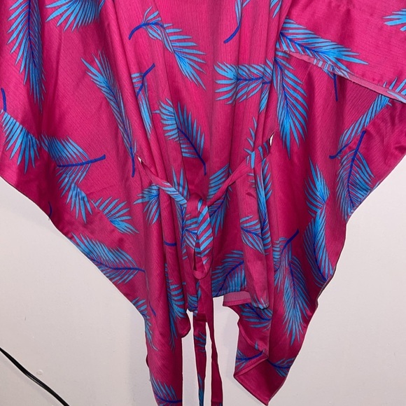 🌹NWT:LANE BRYANT RELAXED SPLIT-NECK KIMONO TOP - Picture 6 of 9